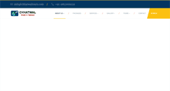 Desktop Screenshot of chhatwaltours.com